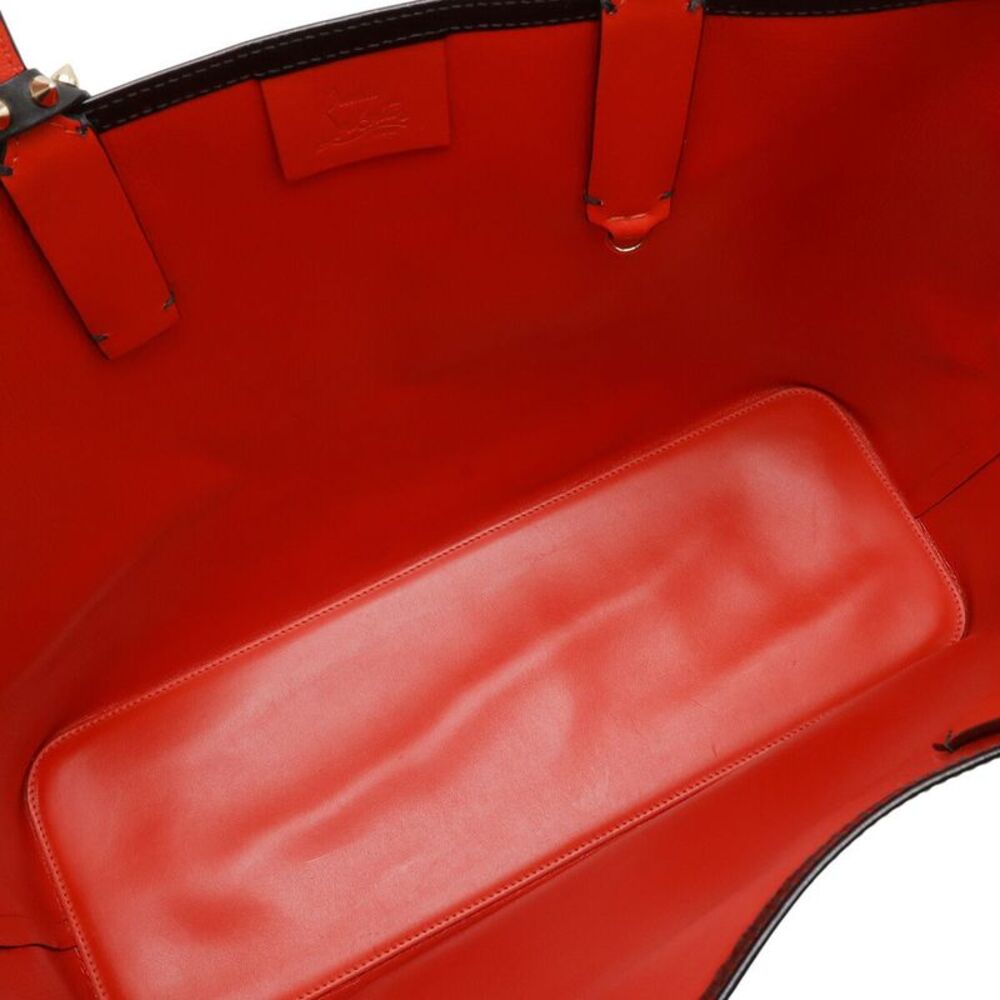 Christian Louboutin CABATA Patent Leather Studded Tote Bag - Picture 6 of 9